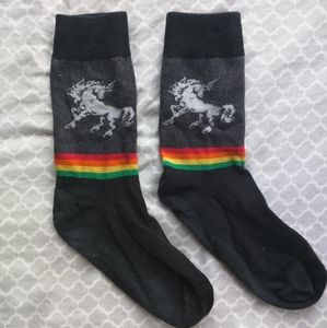 Rainbow unicorn socks! [BUNDLE ONLY]